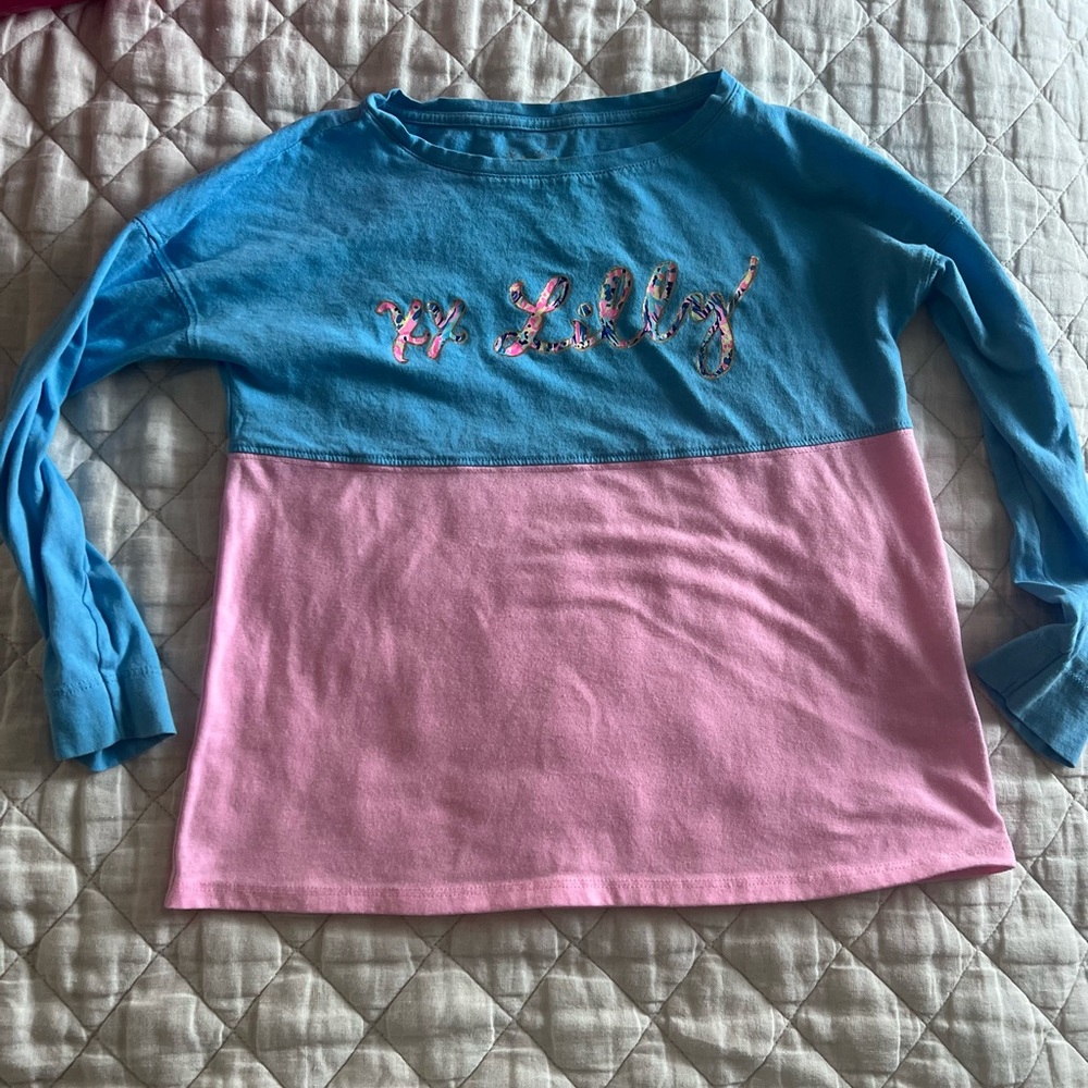 Little girl Lilly Pulitzer Finn Top